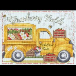 Strawberry Fields Cross Stitch Kit