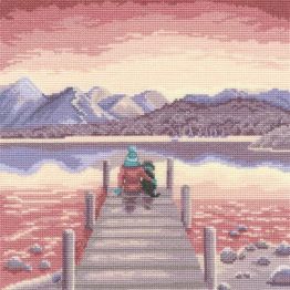 A Pawfect Place By The Water Cross Stitch Kit