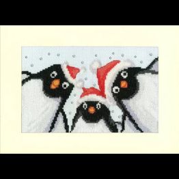 Penguin Selfie Cross Stitch Kit