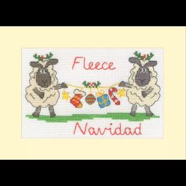 Fleece Navidad Cross Stitch Kit