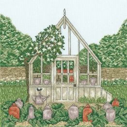 A Country Estate: Greenhouse Cross Stitch Kit