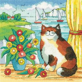 Coastal View cross stitch kit