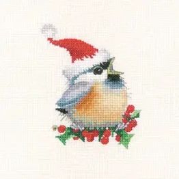 Valerie Pfeiffer Christmas Chick Cross Stitch Kit