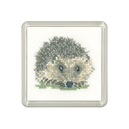 Little Friends Hedgehog Coaster Cross Stitch Kit