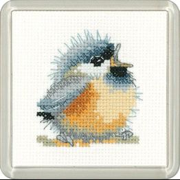 Chirpy Cross Stitch Coaster Kit