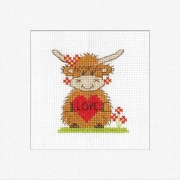 Highland Love Cross Stitch Kit