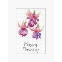 Fuchsia Card Cross Stitch Kit by John Clayton
