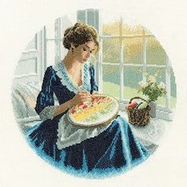 Annabel cross stitch kit by John Clayton