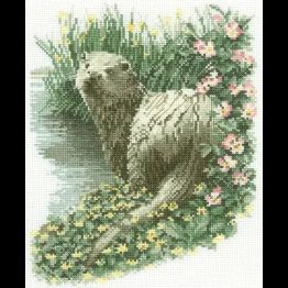 John Stubbs Otter Cross Stitch Kit