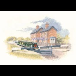 Through The Lock Cross Stitch Kit by John Clayton