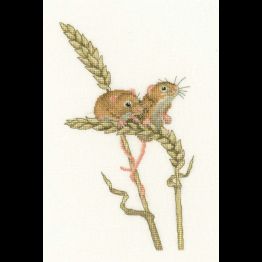 Harvest Mice Cross Stitch Kit by Peter Underhill