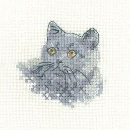 Little Friends British Blue Cross Stitch Kit