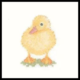 Little Friends Duckling Cross Stitch Kit