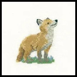Little Friends Fox Cub Cross Stitch Kit