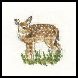 Little Friends Fawn Cross Stitch Kit