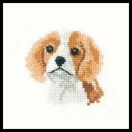 Little Friends Spaniel Puppy Cross Stitch Kit