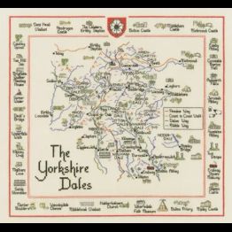 Yorkshire Dales Special Interest Map Cross Stitch Kit