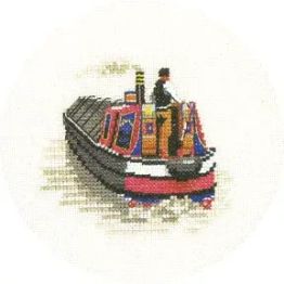 Heritage Classics Traditional Narrow Boat Cross Stitch Kit