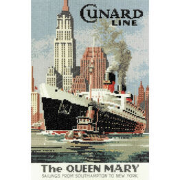 The Queen Mary Cross Stitch Kit