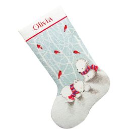 Snow Bears Stocking Cross Stitch Kit