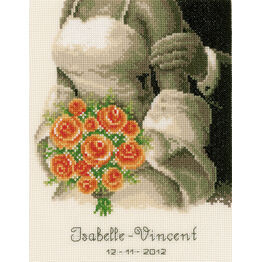 The Bouquet Wedding Sampler Cross Stitch Kit