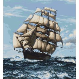Tall Ship Cross Stitch Kit