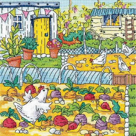 Vegetable Patch Cross Stitch Kit only £27.00