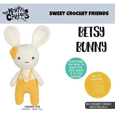 Crochet Friends Betsy Bunny Crochet Kit only £14.75