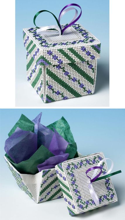 Wood Violet Exploding Box 3D Cross Stitch Kit only £15.83