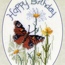 Butterfly And Daisies Greetings Card Cross Stitch Kit additional 2