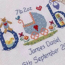 Baby Boy Birth Sampler Cross Stitch Kit additional 4