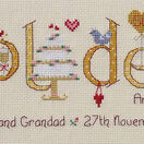 Golden Wedding 50th Anniversary Word Sampler Cross Stitch Kit additional 1