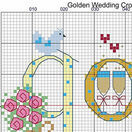 Golden Wedding 50th Anniversary Word Sampler Cross Stitch Kit additional 5