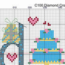 Diamond Wedding 60th Anniversary Word Cross Stitch Sampler Kit additional 5