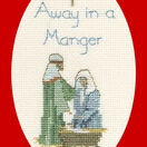 Away In A Manger Christmas Cross Stitch Card Kit additional 1