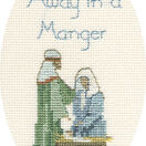 Away In A Manger Christmas Cross Stitch Card Kit additional 2