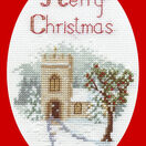 The Church Christmas Card Cross Stitch Kit additional 1