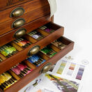 DMC Vintage Style Wooden Collectors Box With 500 Skeins Of Stranded Cotton Thread additional 4
