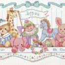Toy Shelf Birth Record Cross Stitch Kit additional 1