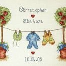 Birth Sampler Flowery Cross Stitch Kit additional 2