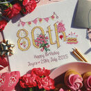 80th Birthday Numbers Cross Stitch Kit additional 2