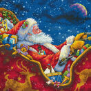 Santa's Midnight Ride Cross Stitch Kit additional 1