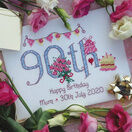 90th Birthday Cross Stitch Kit additional 1