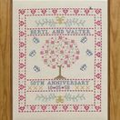 Folk Anniversary Sampler Cross Stitch Kit additional 2