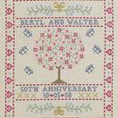 Folk Anniversary Sampler Cross Stitch Kit additional 1