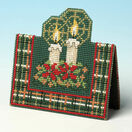 Christmas Candles 3D Cross Stitch Card Kit additional 2