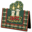 Christmas Candles 3D Cross Stitch Card Kit additional 1