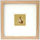 Lettice The Rabbit Mini Beadwork Embroidery Card Kit additional 2