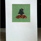 Bert The Mole Mini Beadwork Embroidery Card Kit additional 1