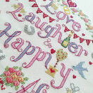 Love, Laughter, Happily Ever After Cross Stitch Kit additional 3